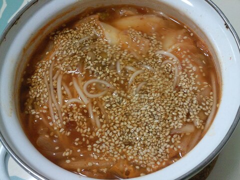 たっぷりキムチの美腸にゅうめん++